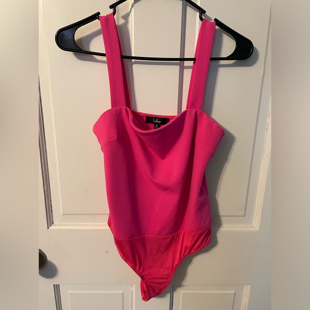LULUS Pink Bodysuit